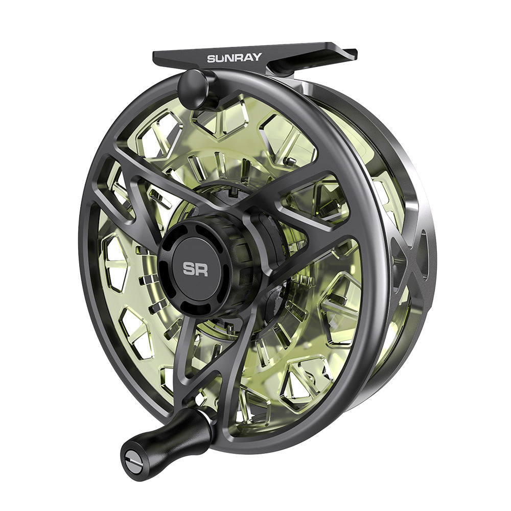 Lock Fly Reel System Lime Spool Only